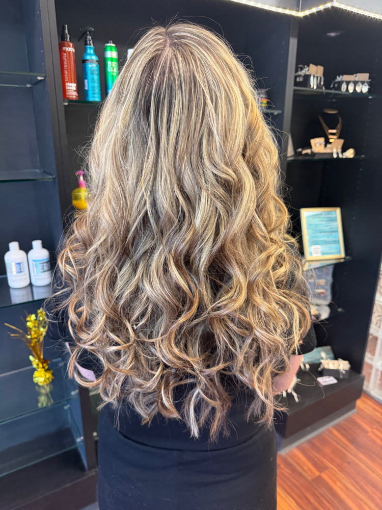 Full Head Of Foil Blondes