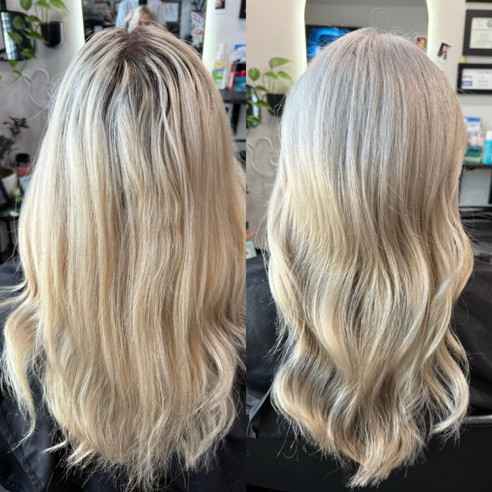 Global Bleach Application at Kerri.C.Hair in Haslet, TX