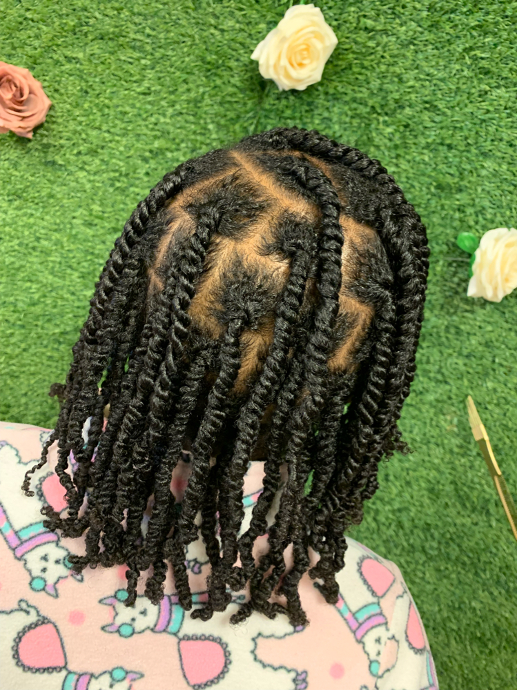 Kids Single Two Strand Twists