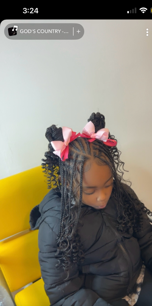 Bohemian curls & braids