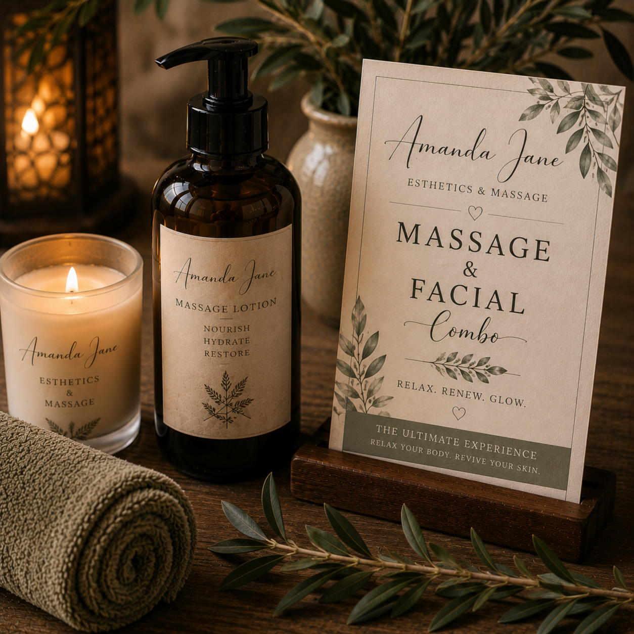 Massage With Facial Service at Amanda Jane Esthetics & Massage in Salado, TX