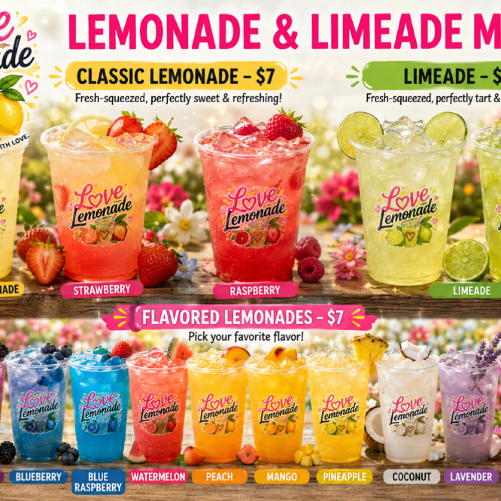 Flavored Lemonade at Heavenly Hair & Nail Spalon in Wingina, VA