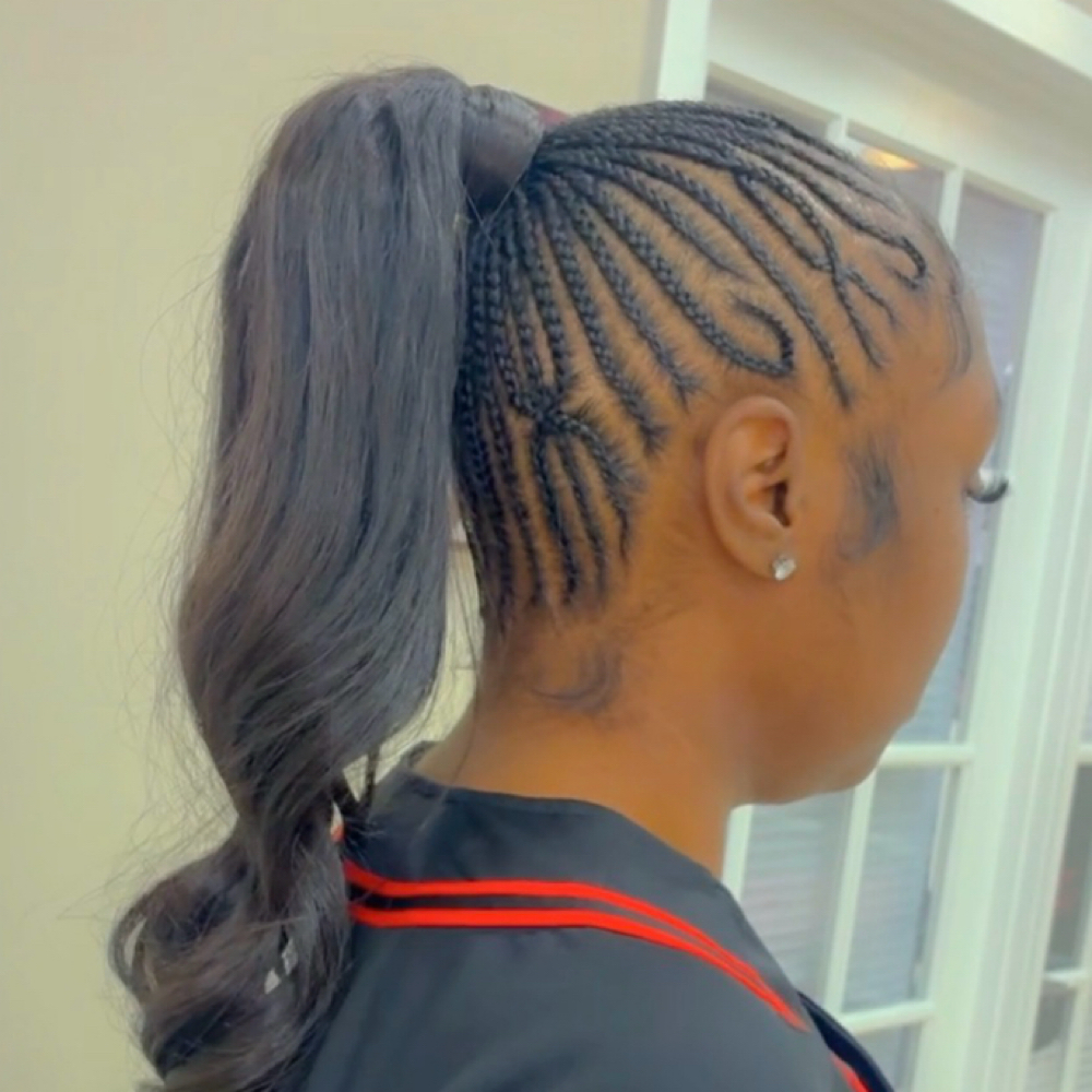 Ponytail W/ Weave at Boobabe Braidn Bar in Oxon Hill, MD