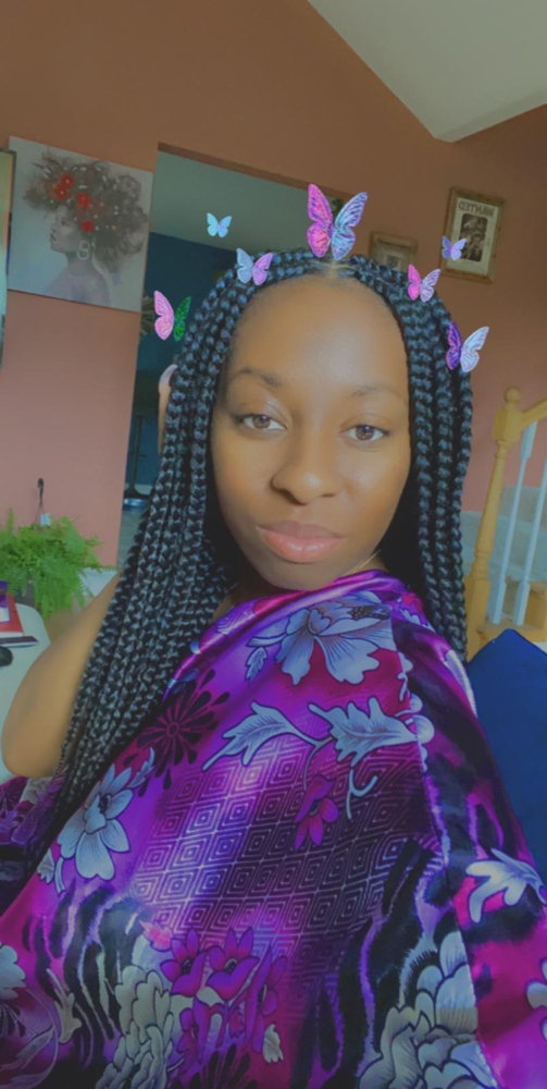 Box Braids Med Lower Back