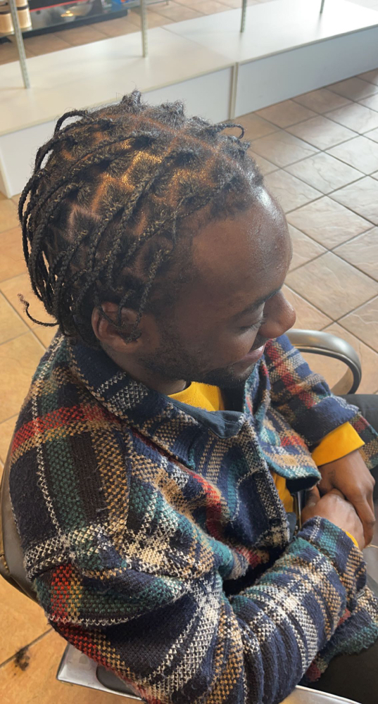 Men Box Braids/twist Full Head