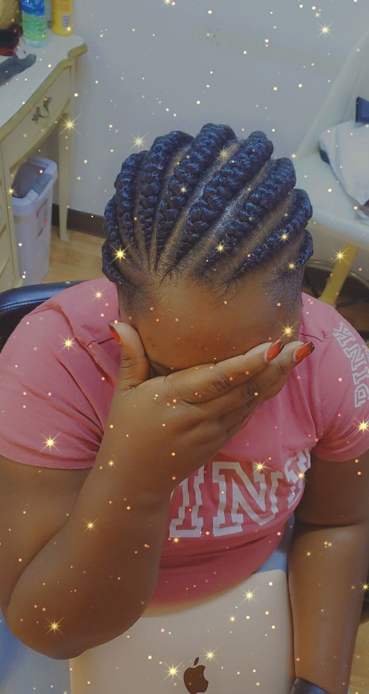 Feed In Large (max 7 Braids)