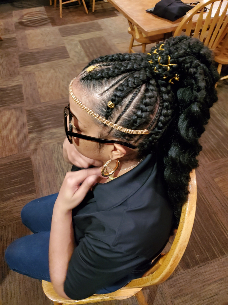 Braided Ponytail Med