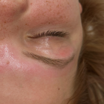 brow shaping at fika skin studio in Mission, KS
