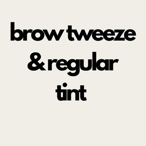 Brow Tweeze & Regular Tint