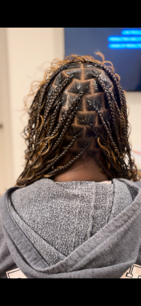 Large Boho Knotless Braids
