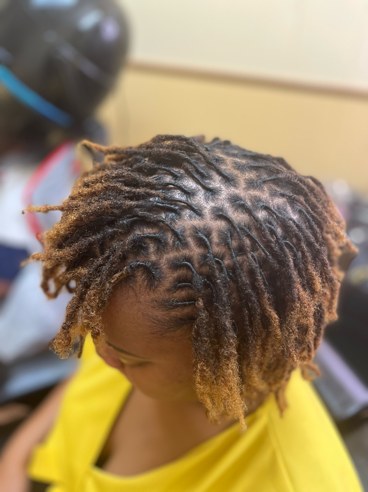 Retwist Small Locs (No Style)