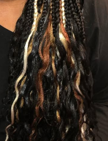 Small Boho FEED IN BRAIDS