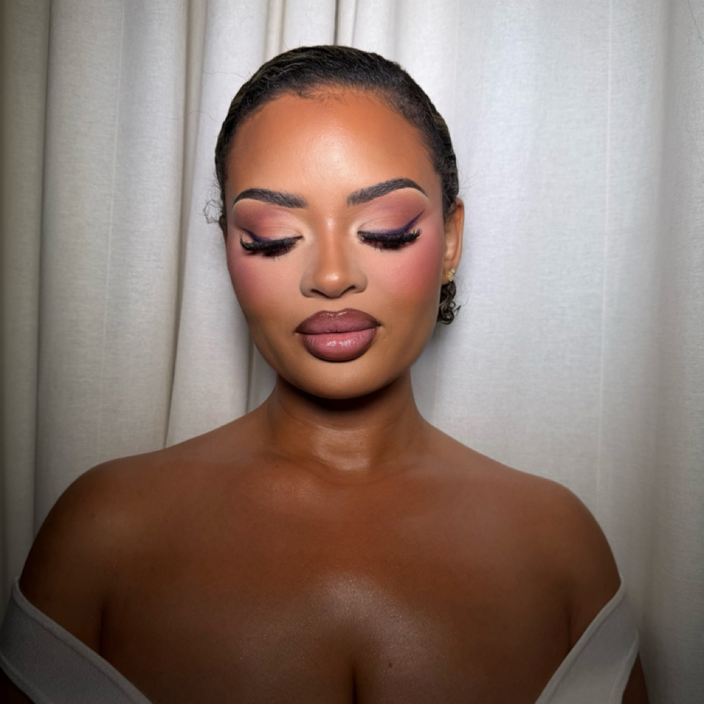 Full Glam at FACEITBYMALIEKA in Houston, TX