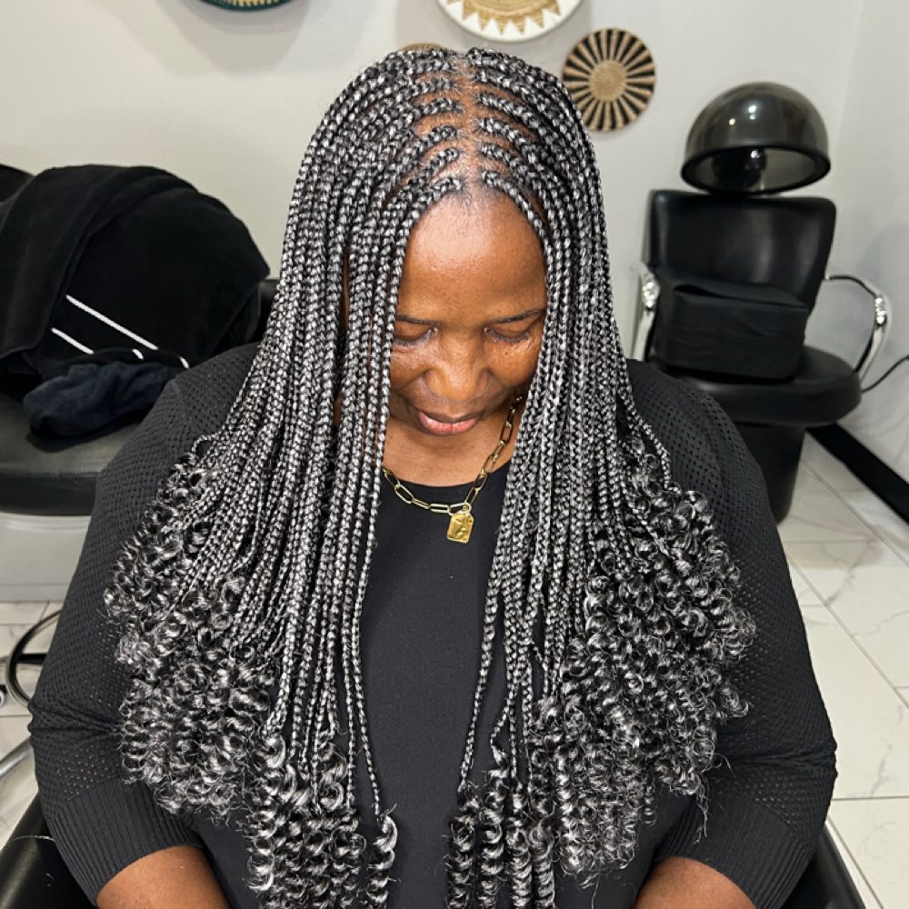 Small Box Braids at Braid Work in Plano, TX