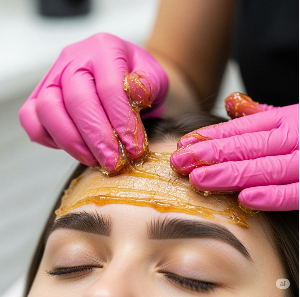 Forehead Sugaring