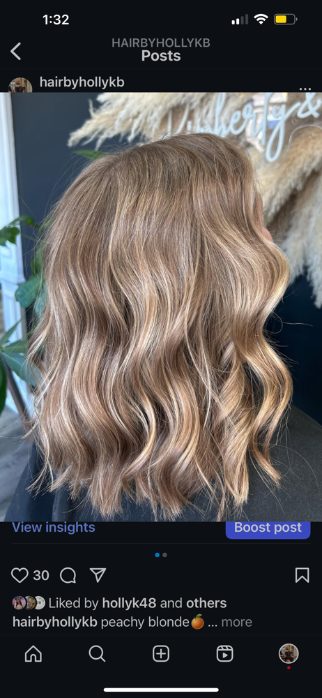 Partial Highlight at Hair by Holly in Uniontown, OH