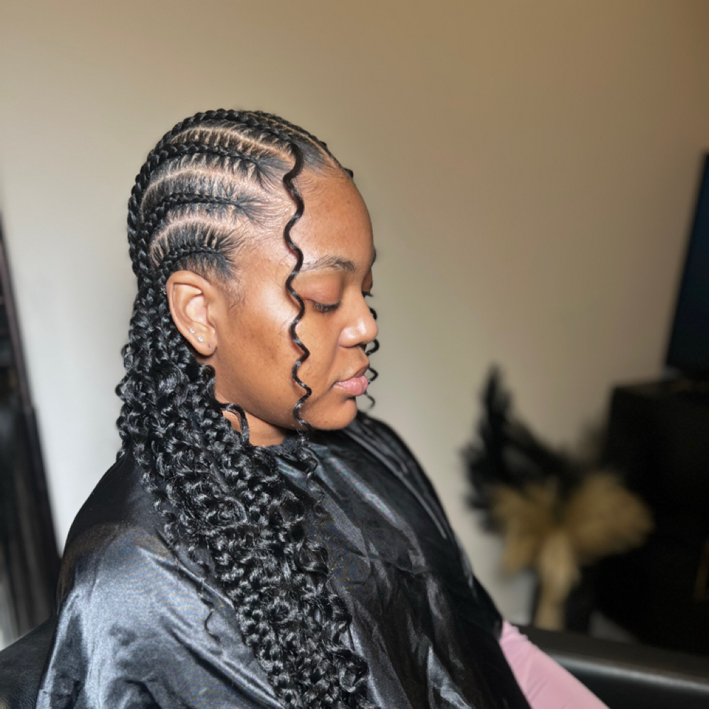 8-10 Stitch Braids at Braider Queen in Laurel, MD