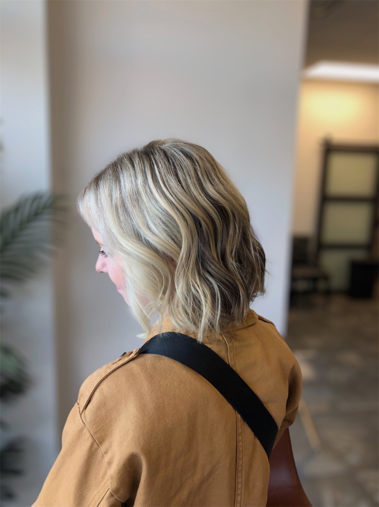 Partial Blonding + Haircut