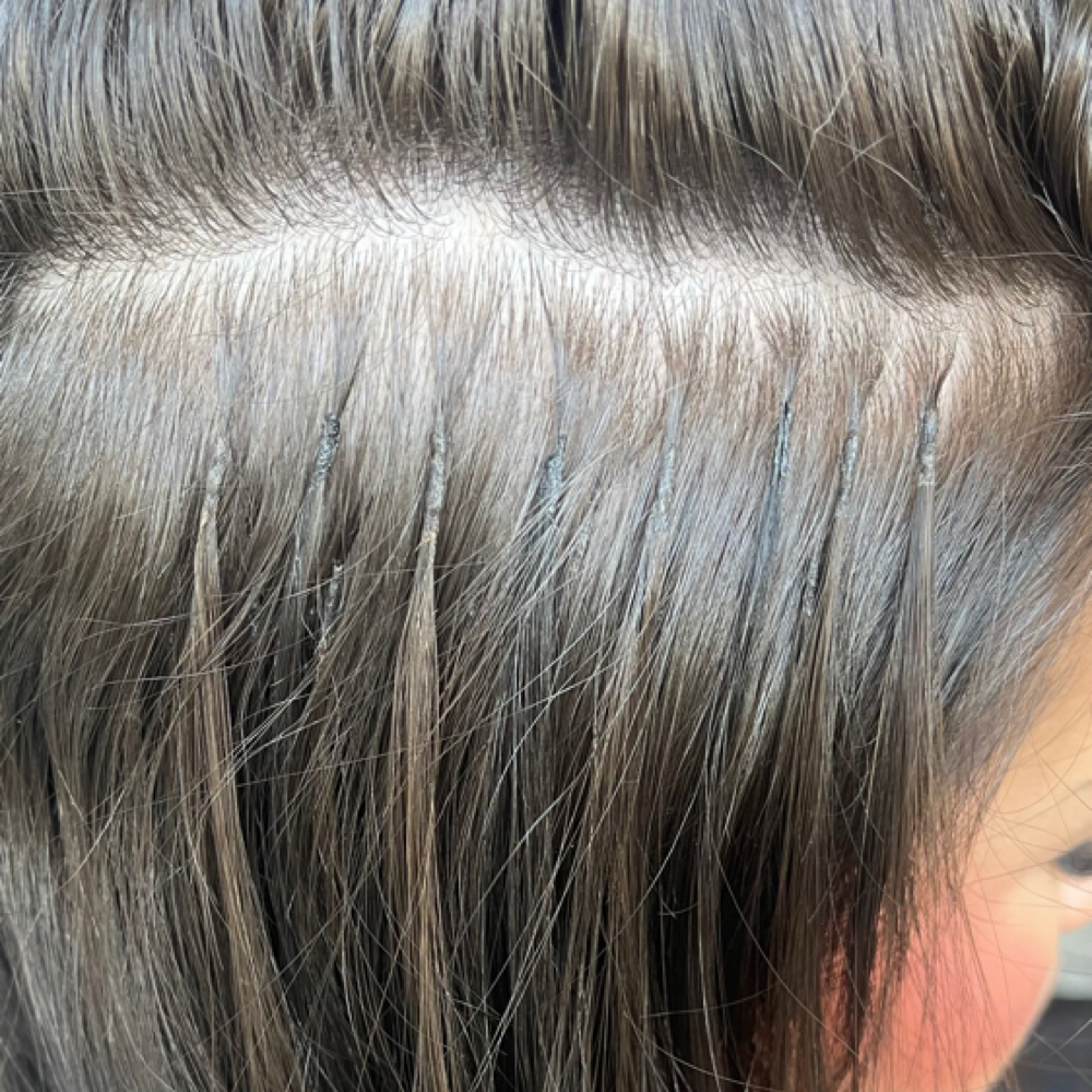 Custom Keratin Tip Consultation at Janet Styles Hair (the Hair Xtension studio) in Hoboken, NJ