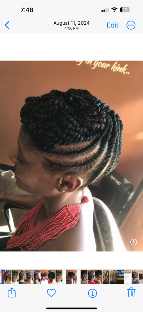 Classic KCB 360°Updo - 🚫4:30 appt