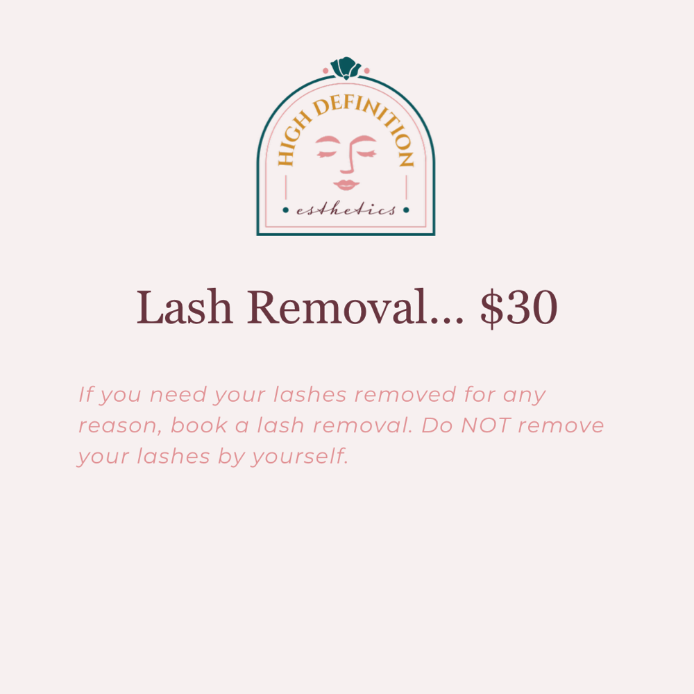 Lash Removal