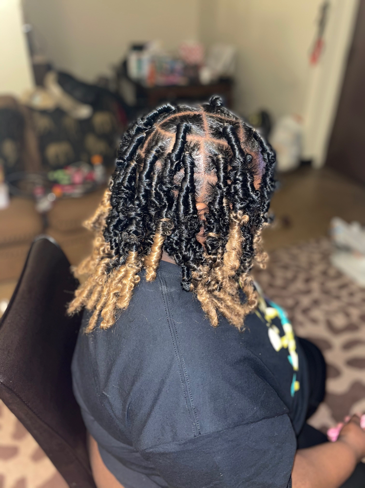 Faux Locs- Corn Row Method