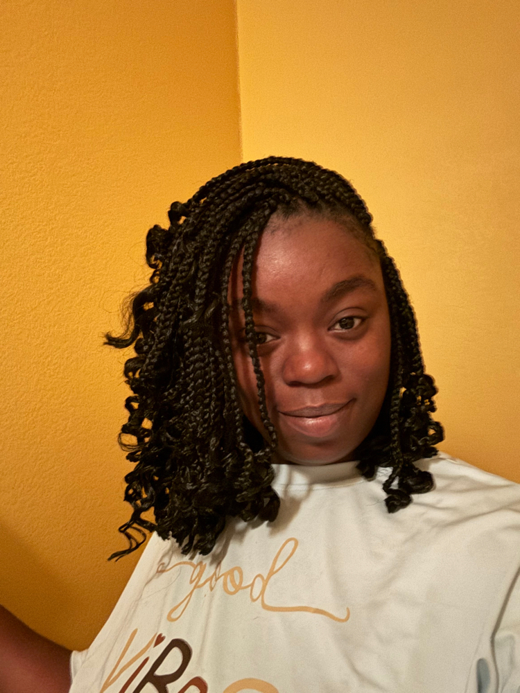 Box Braids Over Micro Locs
