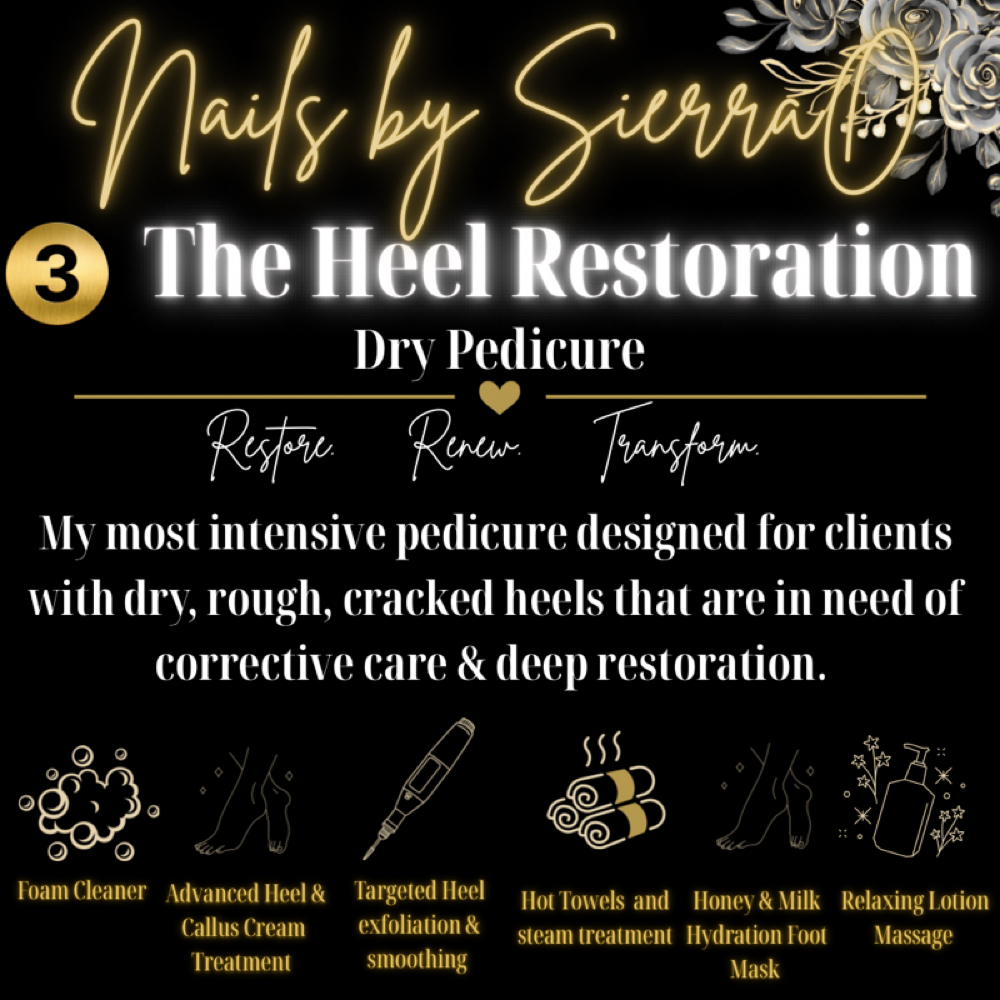 The Heel Restoration Dry Pedicure at Nails by SierraO in Tempe, AZ