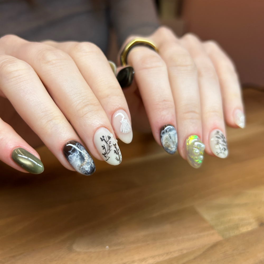 Mood board Freestyle Gel at Lucky Lacquer Studio in Minneapolis, MN