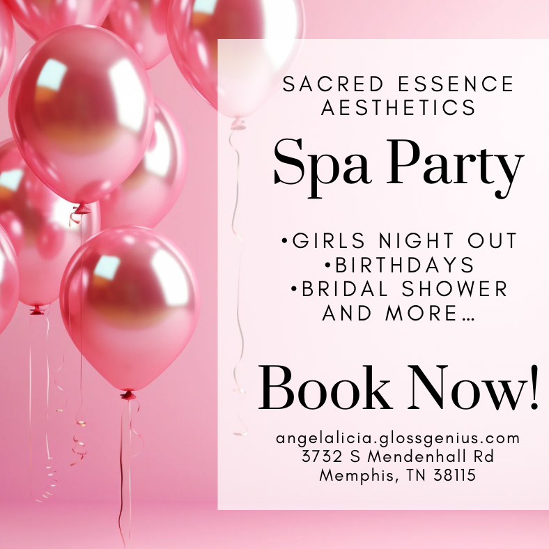 Pretty In Peace (Sleepover Themed) at Sacred Essence Aesthetics in Memphis, TN
