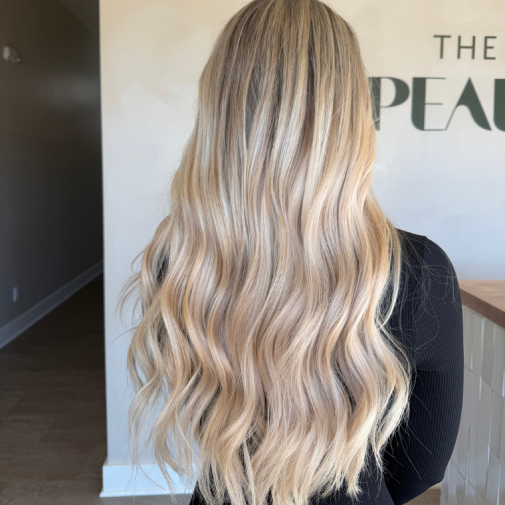 Full Custom Blonde at Hair By Care in Sand Lake, MI