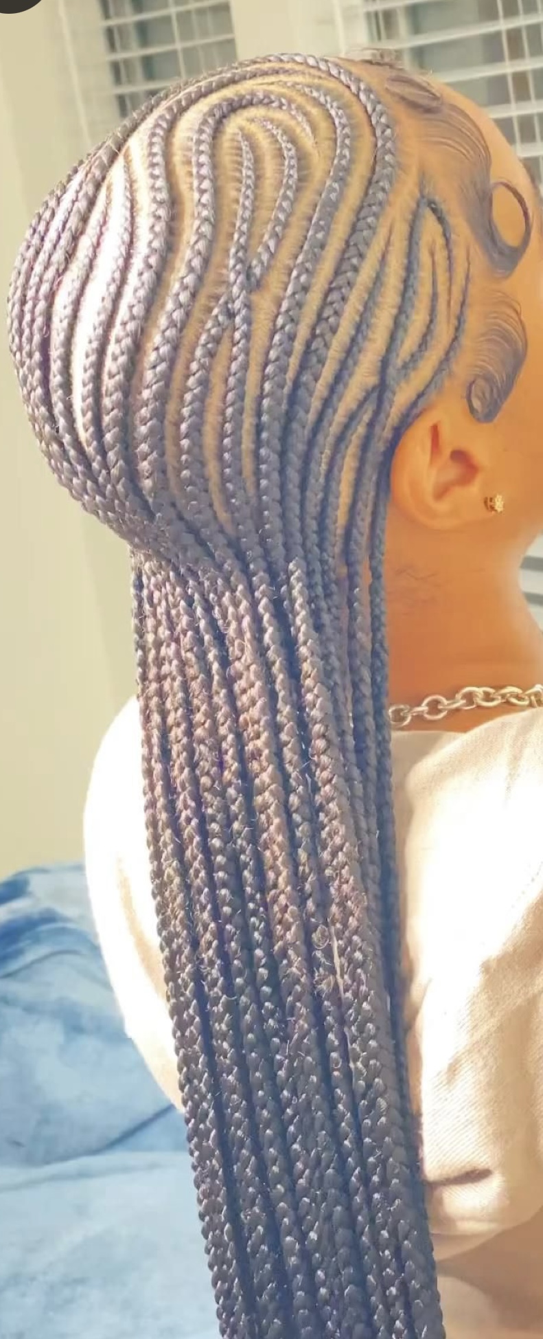 Feed-in Braids butt Length