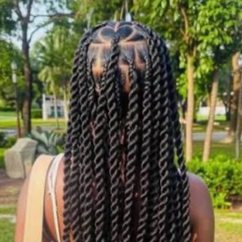 Individual Twist Extensions at Serendipity Salon in Owings Mills, MD