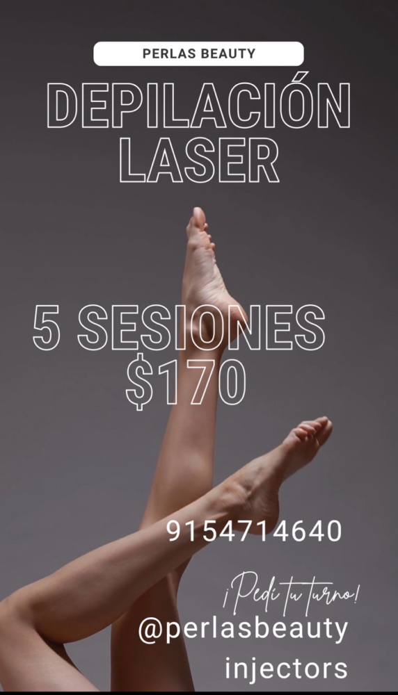 Depilasion Laser Piernas 5 Sesiones at perlas beauty in el paso, TX