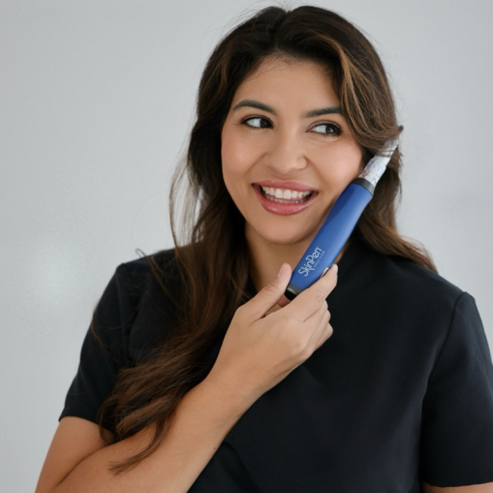 Microneedling — Neck at Poised Aesthetics in Scottsdale, AZ