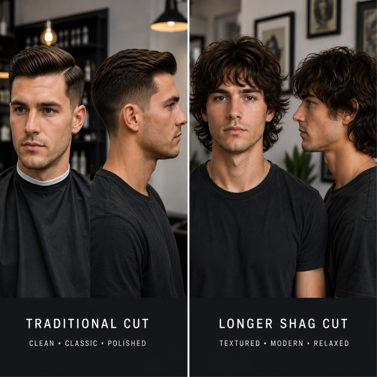Men's Haircut and Style Luxe at Looking Glass Hair Design in Boise, ID
