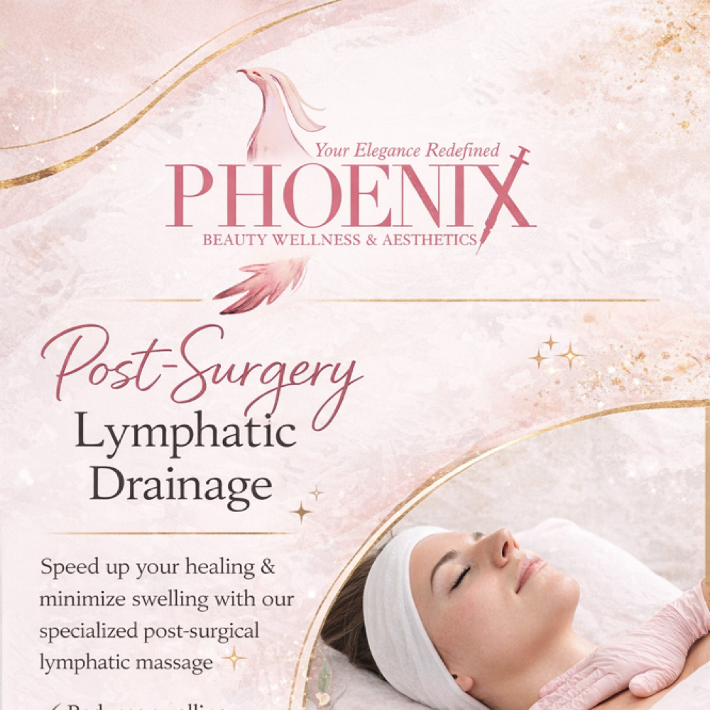 Lymphatic Post-surgery Massage at Phoenix Beauty Wellness &  Aesthetics in Houston, TX