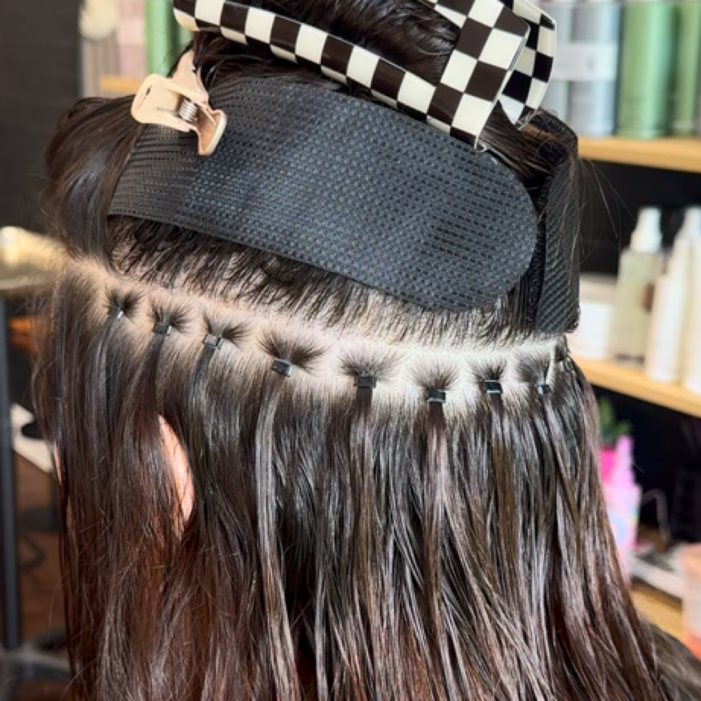 Extensions Application Per Row at S.Y.M HAIR in Corpus Christi Tx, TX