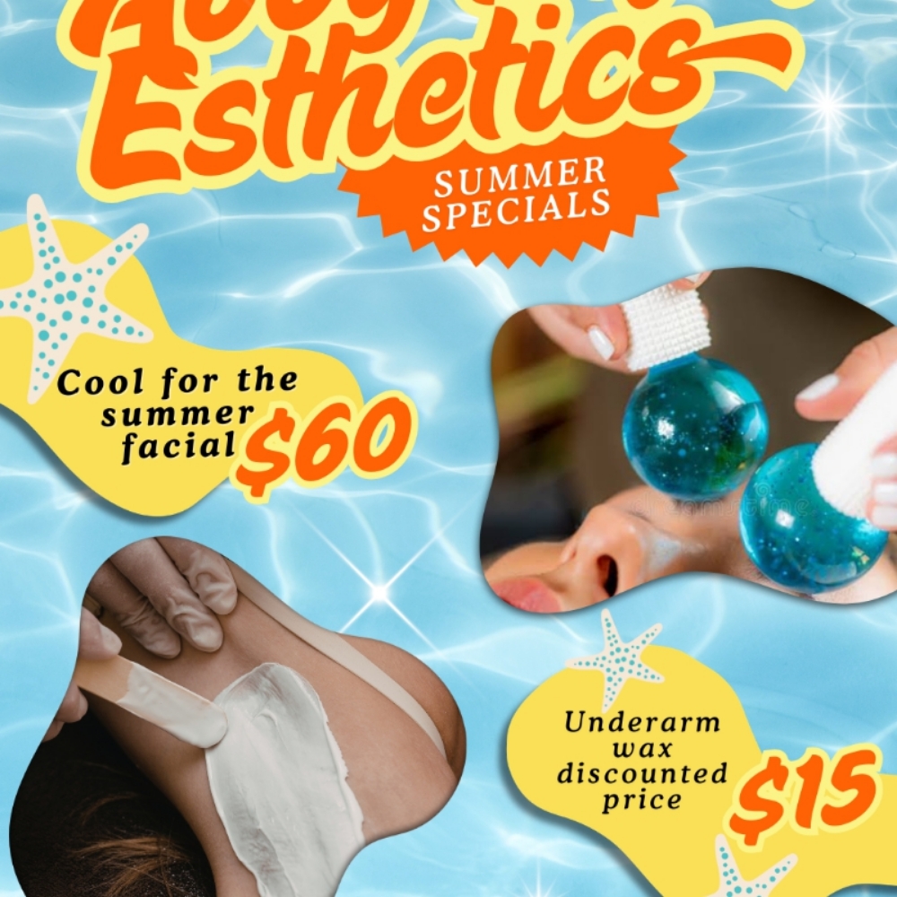 Cool For The Summer Facial at Abby Back Esthetics located inside of The Beauty Box in Eufaula, AL