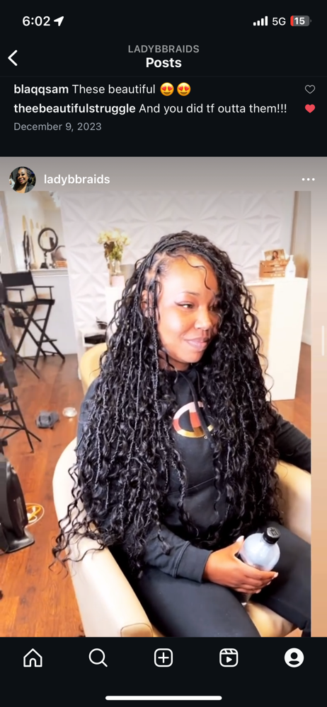 Faux Locs Boho