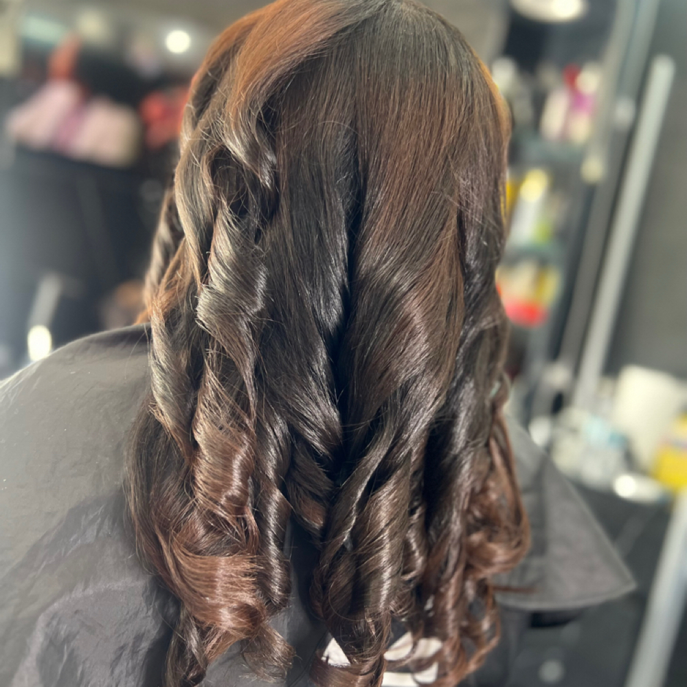 Silk Press at Aligned Hair & Wig Studio in Snellville, GA