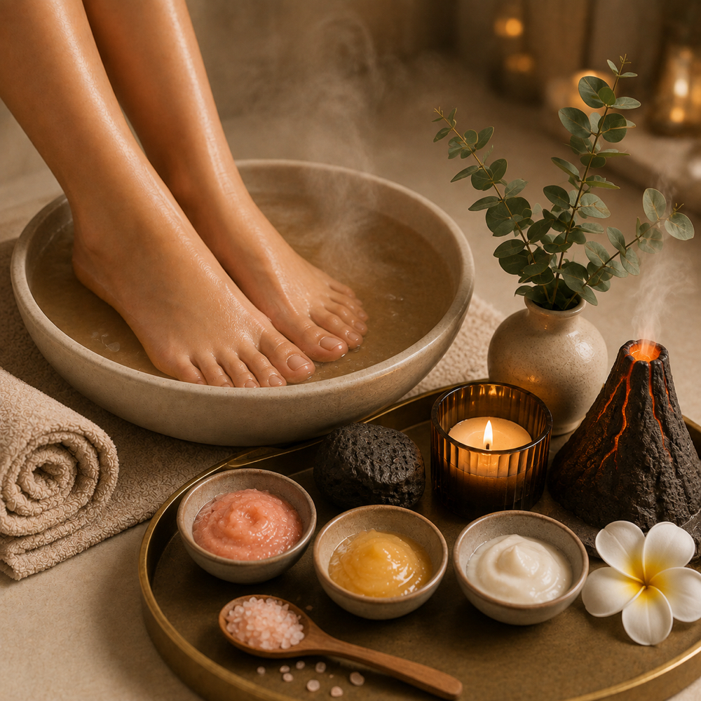 Lava Luxe Pedicure at Ambertipz in Raleigh, NC
