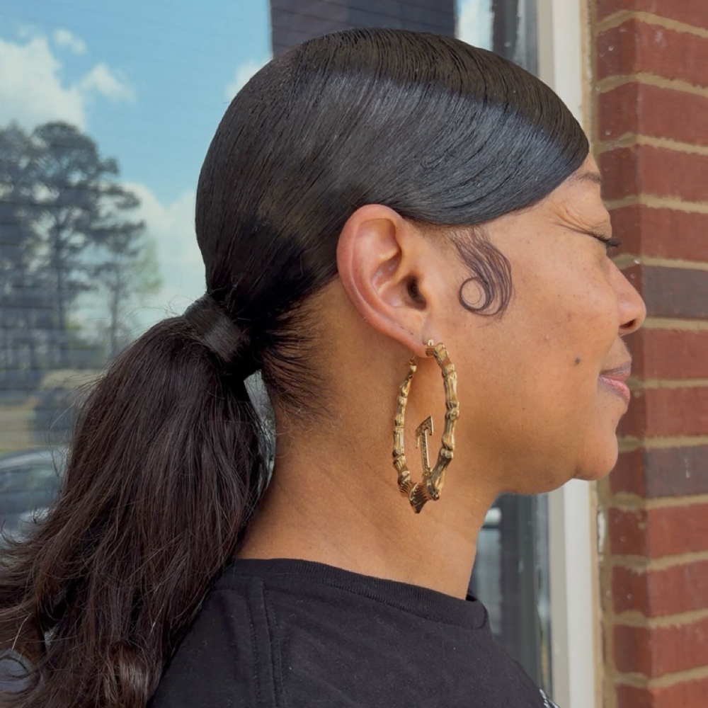 Sleek Ponytail at Hairstyles By J Mott in Acworth, GA