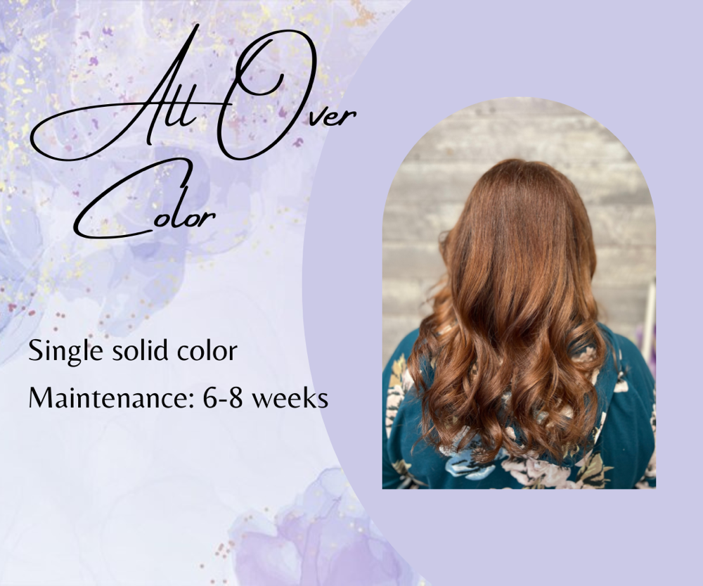 All Over Color at Hair by Sarah At Salon Stiles in Coventry Township, OH
