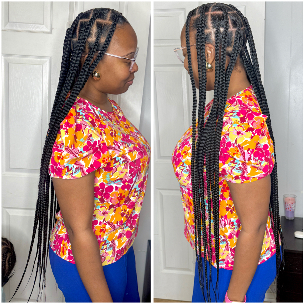 Large Knotless at Lyric Gifted Hands in Carson, MS