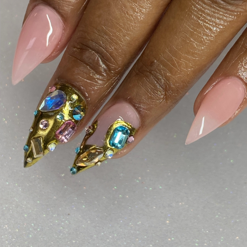 Nail art (Simple-Intermediate art) at Nay Nicole Luxury Nails & Beauty in Parkville, MD