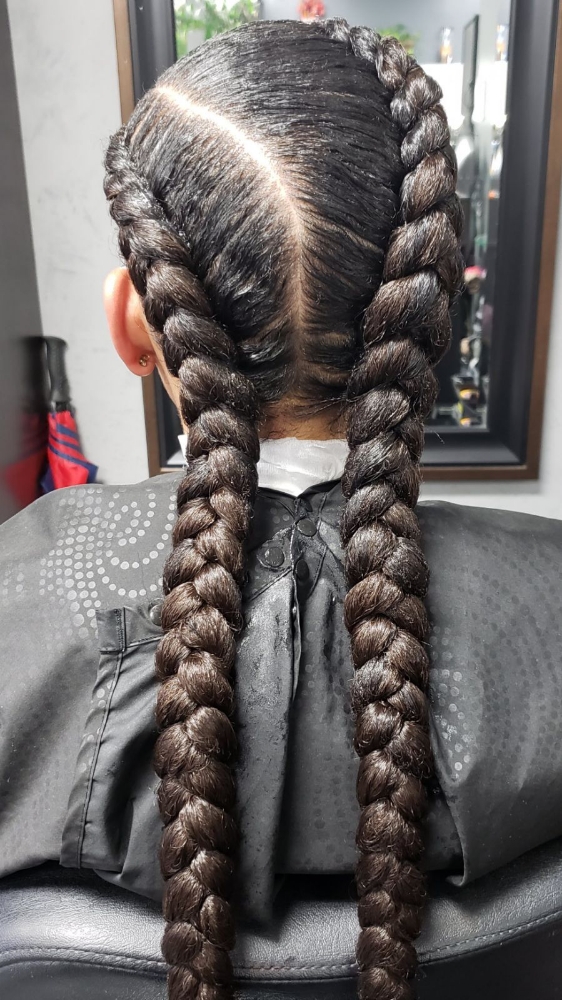 Two Feed In Braids