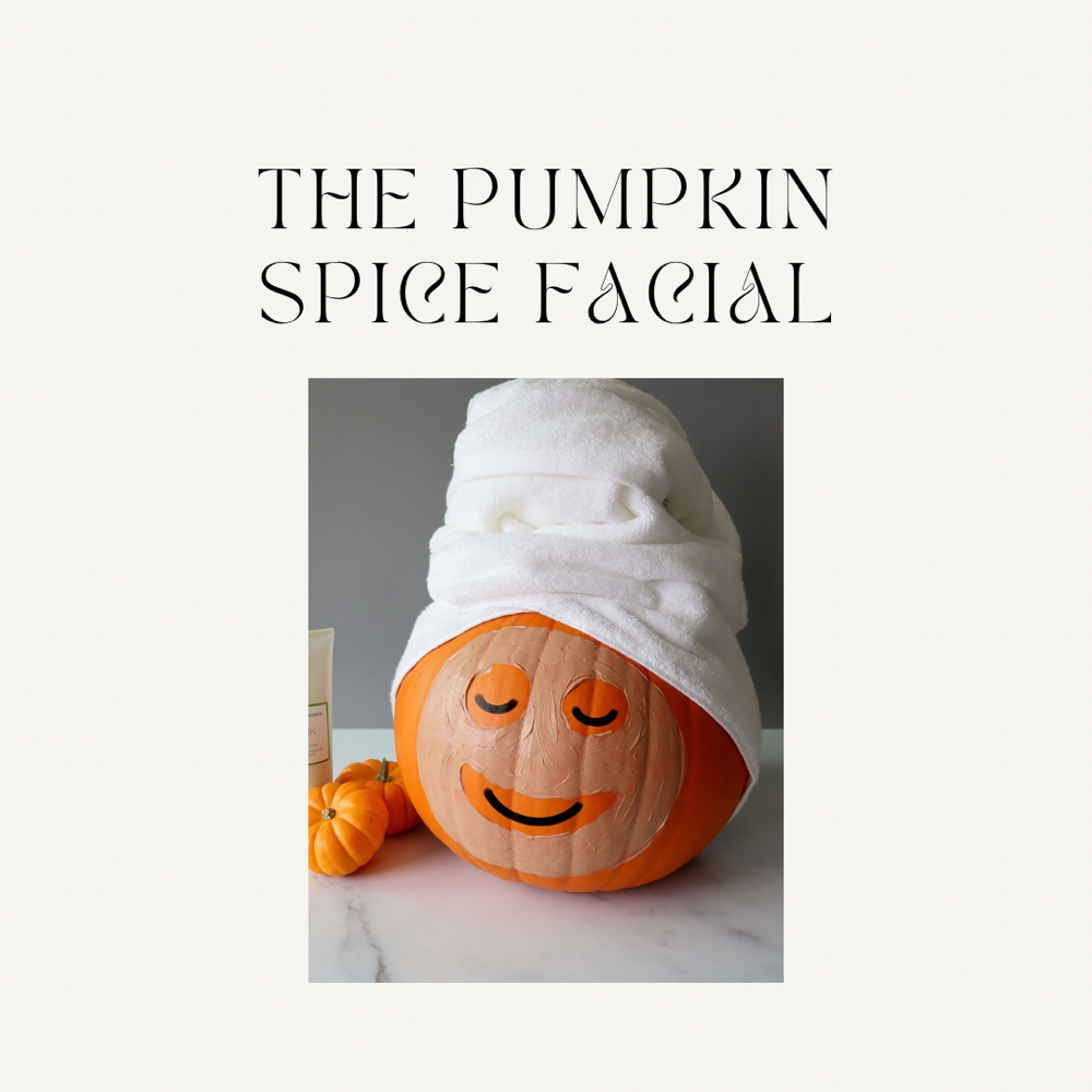 pumpkin spice facial