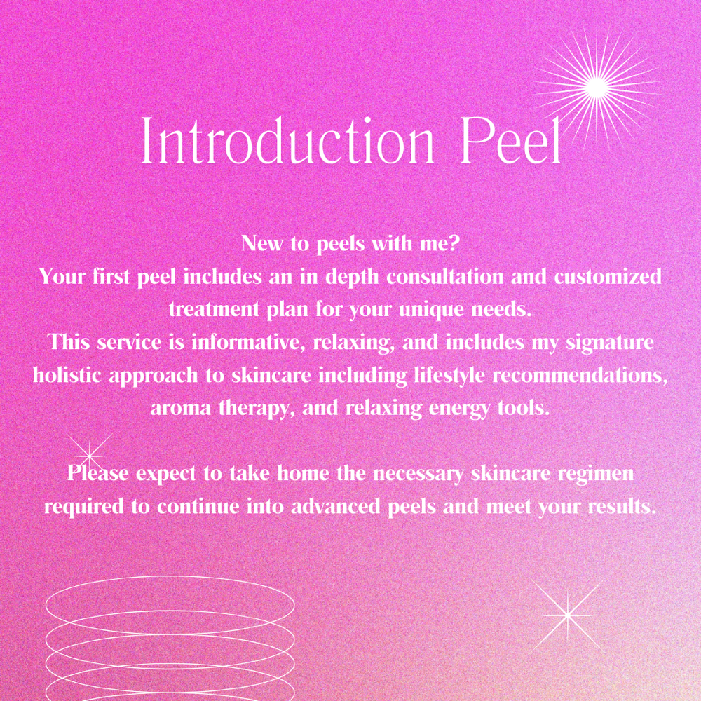 Introduction Peel | Facial Or Back