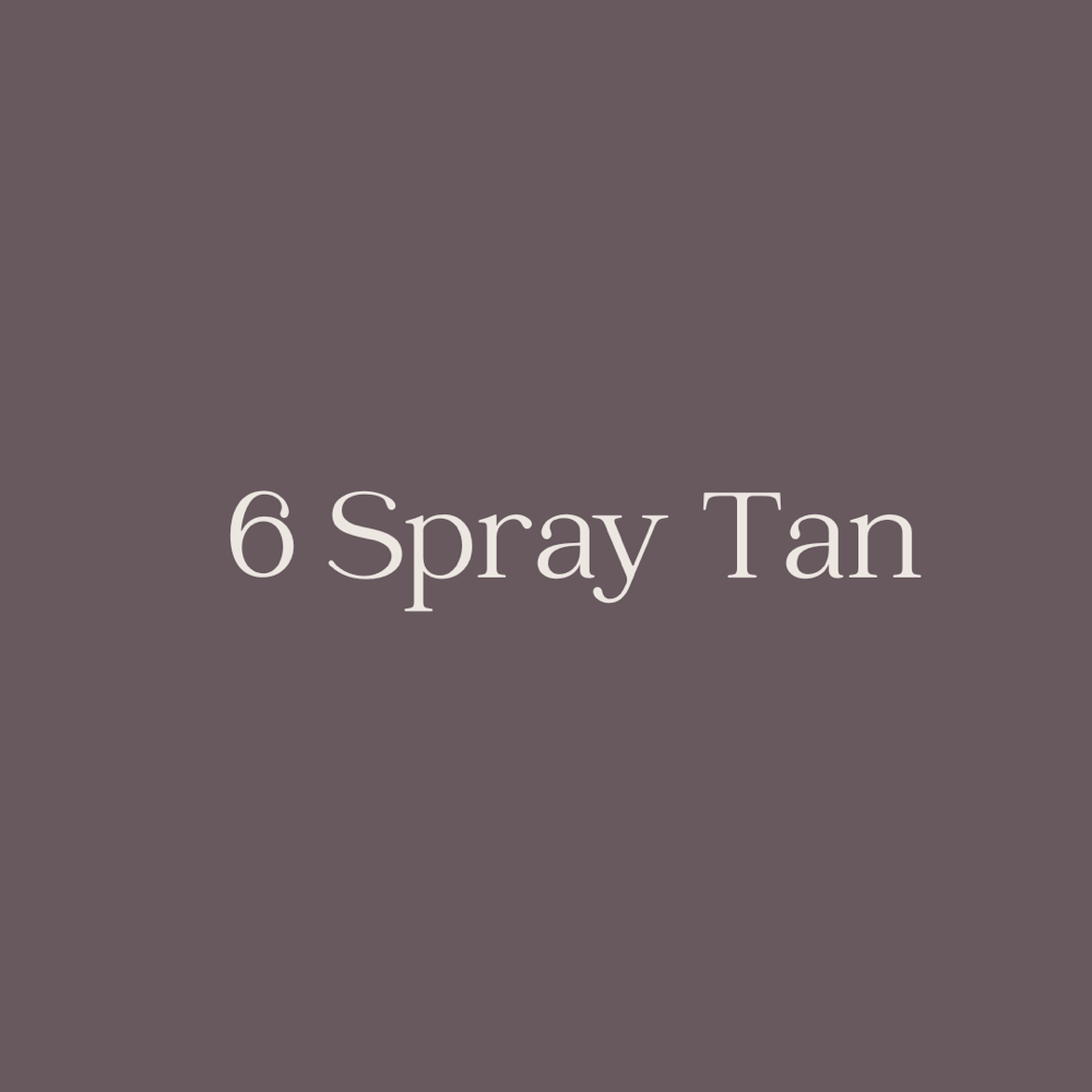 6 Spray Tans